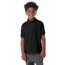 054Y Hanes Youth EcoSmart® Jersey Knit Polo