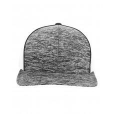 106C Pacific Headwear Aggressive Heather Trucker Snapback Cap