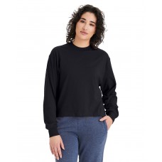 1176C1 Alternative Ladies' Main Stage Long-Sleeve Cropped T-Shirt