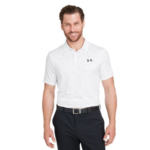 1377377 Under Armour Men's 3.0 Printed Performance Polo