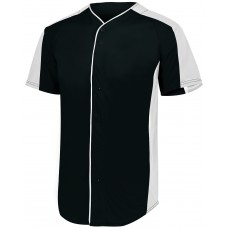 1655 Augusta Sportswear Adult Full-Button Baseball Jersey