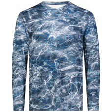 222836 Holloway Men's Mossy Oak Momentum Long Sleeve T-Shirt