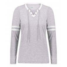 223246 Holloway Ladies' Monterey Long-Sleeve V-Neck