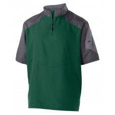 229545 Holloway Unisex Ultra-Lightweight Aero-Tec Raider Short-Sleeve Warm-Up Pullover