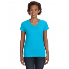 3507 LAT Ladies' V-Neck Fine Jersey T-Shirt