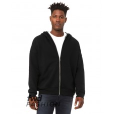3741 Bella + Canvas FWD Fashion Unisex Full-Zip Fleece with Zippered Hood