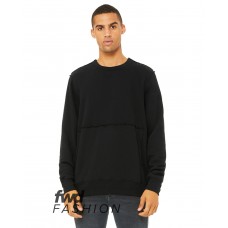 3743 Bella + Canvas FWD Fashion Unisex Raw Seam Crewneck Pullover