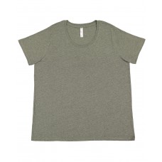 3816 LAT Ladies' Curvy Fine Jersey T-Shirt