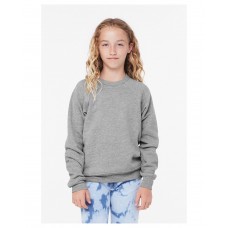 3901Y Bella + Canvas Youth Sponge Fleece Raglan Sweatshirt