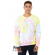 3945RD Bella + Canvas FWD Fashion Unisex Tie-Dye Pullover Sweatshirt