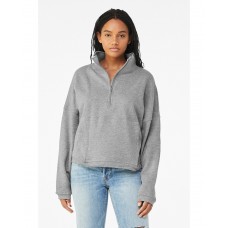 3953 Bella + Canvas Ladies' Sponge Fleece Half-Zip Pullover Sweatshirt