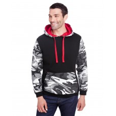 3967 Code Five Men's Fashion Camo Hooded Sweatshirt