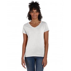42VT Hanes Ladies' Perfect-T Triblend V-Neck T-shirt