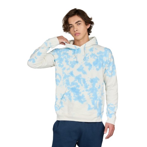 4412CL US Blanks Unisex USA Made Cloud Tie-Dye Hooded Sweatshirt