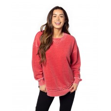 480 chicka-d Ladies' Burnout Campus Pullover