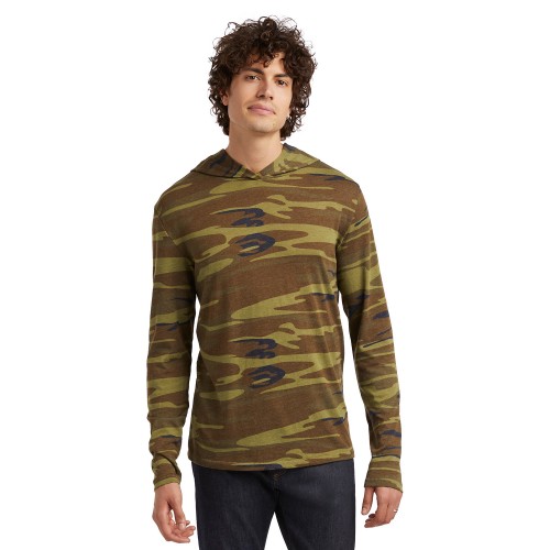 5123BX Alternative Unisex Printed Keeper Pullover Hooded Sweatshirt