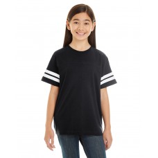 6137 LAT Youth Football Fine Jersey T-Shirt