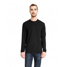 6411 Next Level Apparel Unisex Sueded Long-Sleeve Crew