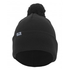 641K Pacific Headwear Knit Fold-Over Pom-Pom Beanie