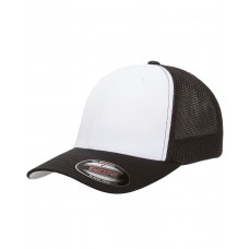 6511W YP Classics Flexfit Trucker Mesh with White Front Panels Cap