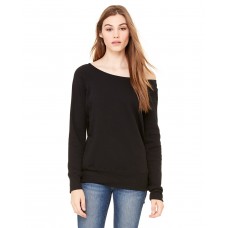 7501 Bella + Canvas Ladies' Sponge Fleece Wide Neck Sweatshirt