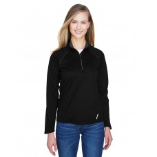 78187 North End Ladies' Radar Quarter-Zip Performance Long-Sleeve Top