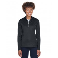 8230L UltraClub Ladies' Cool & Dry Sport Quarter-Zip Pullover