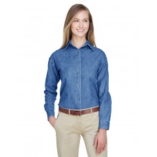 8966 UltraClub Ladies' Cypress Denim