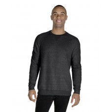 91MR Jerzees Adult Snow Heather French Terry Crewneck Sweatshirt