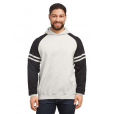 97CR Jerzees Unisex NuBlend Varsity Color-Block Hooded Sweatshirt