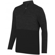AG2908 Augusta Sportswear Adult Shadow Tonal Heather Quarter-Zip Pullover