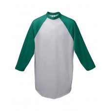 AG4420 Augusta Sportswear Adult Three-Quarter Sleeve Baseball Jersey