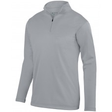 AG5508 Augusta Sportswear Youth Wicking Fleece Quarter-Zip Pullover