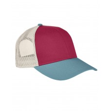 AP1919 Authentic Pigment Tri-Color Trucker Cap