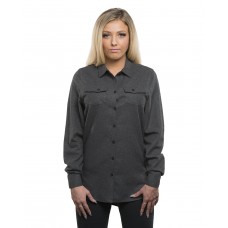 B5200 Burnside Ladies' Solid Flannel Shirt