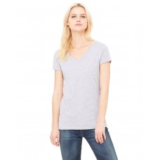 B6005 Bella + Canvas Ladies' Jersey Short-Sleeve V-Neck T-Shirt