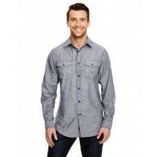 B8255 Burnside Men's Chambray Woven Shirt
