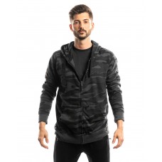 B8615 Burnside Men's  French Terry Full-Zip Hooded Sweatshirt