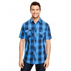 B9203 Burnside Men's Buffalo Plaid Woven Shirt