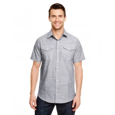 B9247 Burnside Men's Textured Woven Shirt