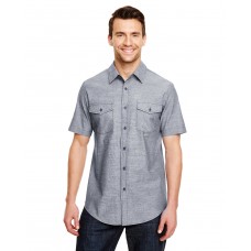 B9255 Burnside Men's Chambray Woven Shirt