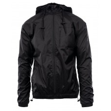 B9728 Burnside Men's Nylon Hooded Coaches Jacket