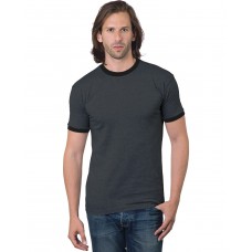 BA1801 Bayside Unisex USA Made Ringer T-Shirt