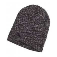 BA524 Big Accessories Ribbed Marled Beanie
