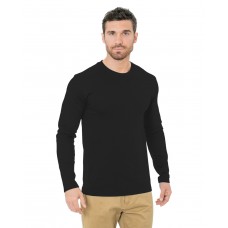 BA9550 Bayside Unisex Fine Jersey Long-Sleeve Crew T-Shirt