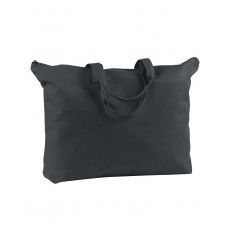 BE009 BAGedge Canvas Zippered Book Tote