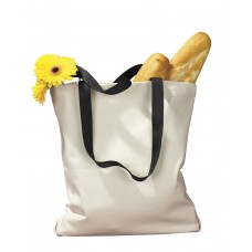BE010 BAGedge Canvas Tote with Contrasting Handles