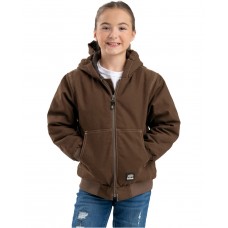 BHJ61 Berne Youth Highland Softstone Duck Hooded Jacket