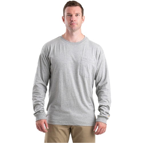 BSM40 Berne Unisex Performance Long-Sleeve Pocket T-Shirt