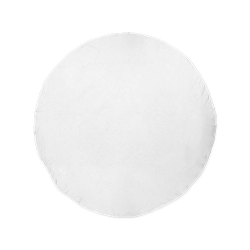 BTR60 Pro Towels Round White Beach Towel